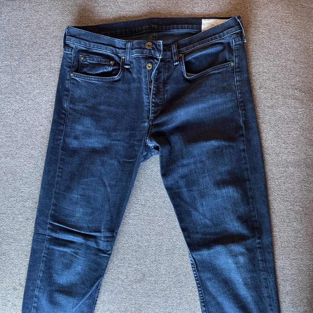 rag & bone Classic Indigo Slim Fit Jeans